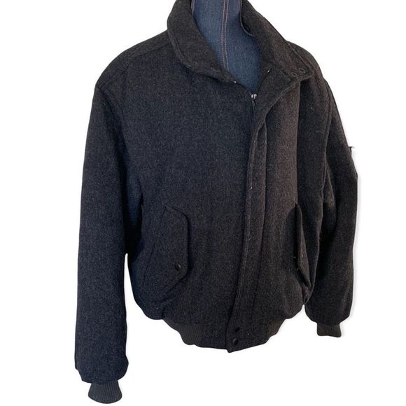 Members Only Other - MEMBERS ONLY men’s gray wool bomber jacket sz 42